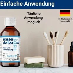 Oralflora Mundspülung H2O2 Wasserstoffperoxid 0,1%><noscript><img width=