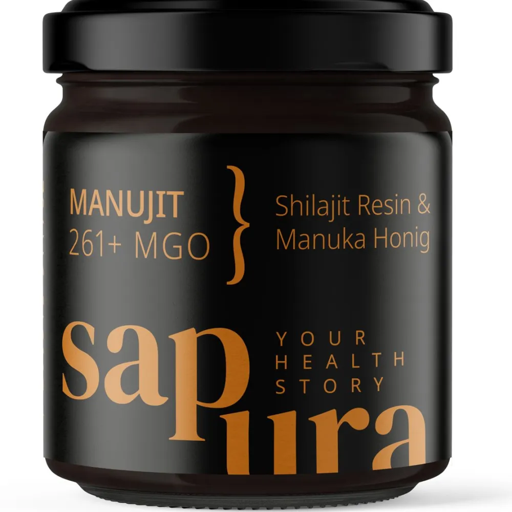 Original Manujit® - Shilajit & Manuka Honig 261MGO * DUO Komplex * 60g + Dossierlöffel> New