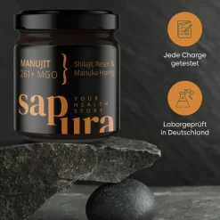 Original Manujit® - Shilajit & Manuka Honig 261MGO * DUO Komplex * 60g + Dossierlöffel><noscript><img width=