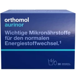 Aurinor - unterstützt den Energiestoffwechsel - mit Omega-3-Fettsäure, Vitamin C, Magnesium und Zink - Granulat/Kapseln|Orthomol Best