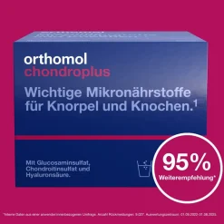 chondroplus - Nährstoffe für Knorpel und Knochen - mit Glucosamin-, Chondroitinsulfat und Hyaluronsäure - Granulat/Kapseln - Jetzt 10% mit dem Code 10 sparen*>Orthomol Best