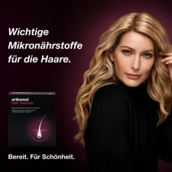 Hair Intense - Mikronährstoffe für schönes Haar - mit Biotin, Kupfer, Zink und dem patentierten KeraLiacin - Kapseln>Orthomol Outlet