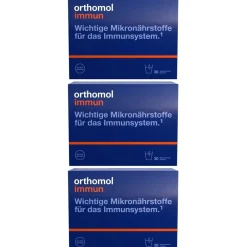 Orthomol Immun - Mikronährstoffe zur Unterstützung des Immunsystems - mit Vitamin C, Vitamin D und Zink - Granulat> Discount