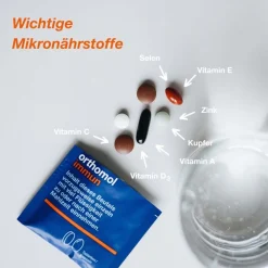 Immun - Mikronährstoffe zur Unterstützung des Immunsystems - mit Vitamin C, Vitamin D und Zink - Tabletten/Kapseln|Orthomol Sale