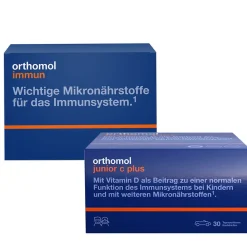 Immun Trinkfläschchen/Tabletten + junior C plus|Orthomol New