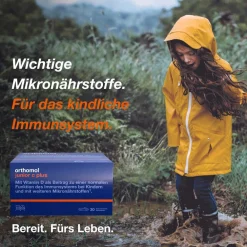 junior C plus - mit Vitamin C als Beitrag zu einer normalen Funktion des Immunsystems - Mandarine/Orangen-Geschmack - Kautabletten>Orthomol