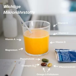 Mental - für Gehirn, Konzentration und Gedächtnis - mit Omega-3-Fettsäure, Magnesium und Vitamin B12 - Granulat/Kapseln>Orthomol Best