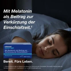Nemuri night - zur Verkürzung der Einschlafzeit - mit Melatonin - Direktgranulat|Orthomol Sale