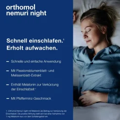 Nemuri night - zur Verkürzung der Einschlafzeit - Einschlafspray mit Melatonin><noscript><img width=