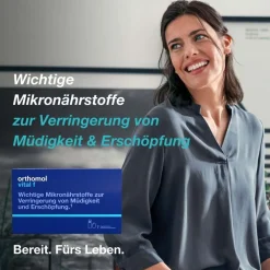 Vital f - Mikronährstoffe für Frauen - bei Müdigkeit und Erschöpfung - mit B-Vitaminen, Omega-3 und Magnesium - Trinkampullen/Kaps.><noscript><img width=