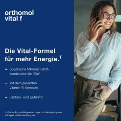 Vital f - Mikronährstoffe für Frauen - bei Müdigkeit und Erschöpfung - mit B-Vitaminen, Omega-3 und Magnesium - Trinkampullen/Kaps.><noscript><img width=