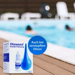 Otowaxol Kombi-Packung - Ohrenschmalzentferner zur sanften Ohrenreinigung, inkl. Ohrenspritze| Sale