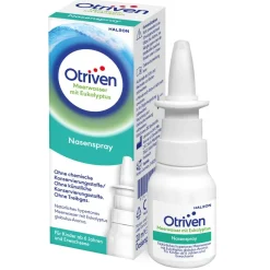Meerwasser Nasenspray mit Eukalyptus befreit die verstopfte Nase bei Schnupfen durch eine natürlich abschwellende Wirkung|Otriven Sale