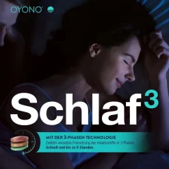 OYONO® Nacht Intens mit 1,9mg Melatonin und Ashwagandha, Baldrian, Lavendel> New
