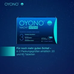 OYONO® Nacht Intens mit 1,9mg Melatonin und Ashwagandha, Baldrian, Lavendel><noscript><img width=