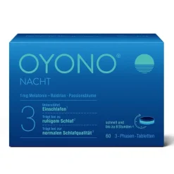 OYONO® Nacht mit 1mg Melatonin, Baldrian und Zitronenmelisse| Discount