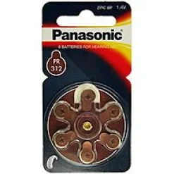 ® PAn PR 312 Batterien für Hörgeräte>Panasonic New