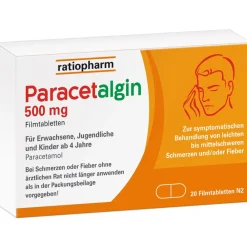 Paracetalgin-® 500 mg|ratiopharm Discount