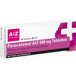 Paracetamol AbZ 500 mg Tabletten|AbZ Pharma Sale