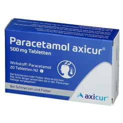 Paracetamol axicur® 500 mg Tabletten>