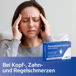 Paracetamol axicur® 500 mg Tabletten><noscript><img width=