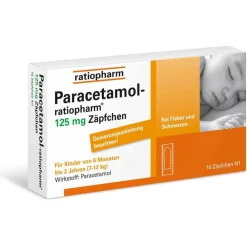 Paracetamol-® 125 mg Zäpfchen>ratiopharm Outlet