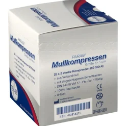 Mullkompressen 5 cm x 5 cm steril 8-fach><noscript><img width=
