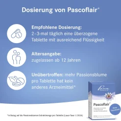 ® pflanzliches Beruhigungsmittel mit Passionsblume bei innerer Unruhe z.B. durch Stress|Pascoflair Hot