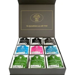 Paulsen Exklusive Bio Tee Geschenkbox mit schwarzem, grünen & weißen Tees im Pyramidenbeutel> Online