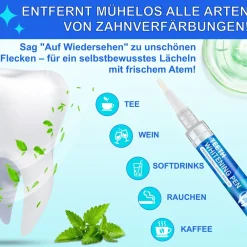 Zahnaufhellung Zahngel Zahnweiß Stift für Weiße Zähne><noscript><img width=