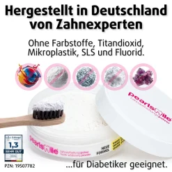 PearlSmile Zahnaufhellungspulver ohne Fluorid|
