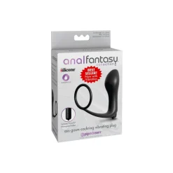 Penisring „Vibrating Plug“ mit batteriebetriebenem Vibro-Analplug| Vibration| analfantasy collection><noscript><img width=