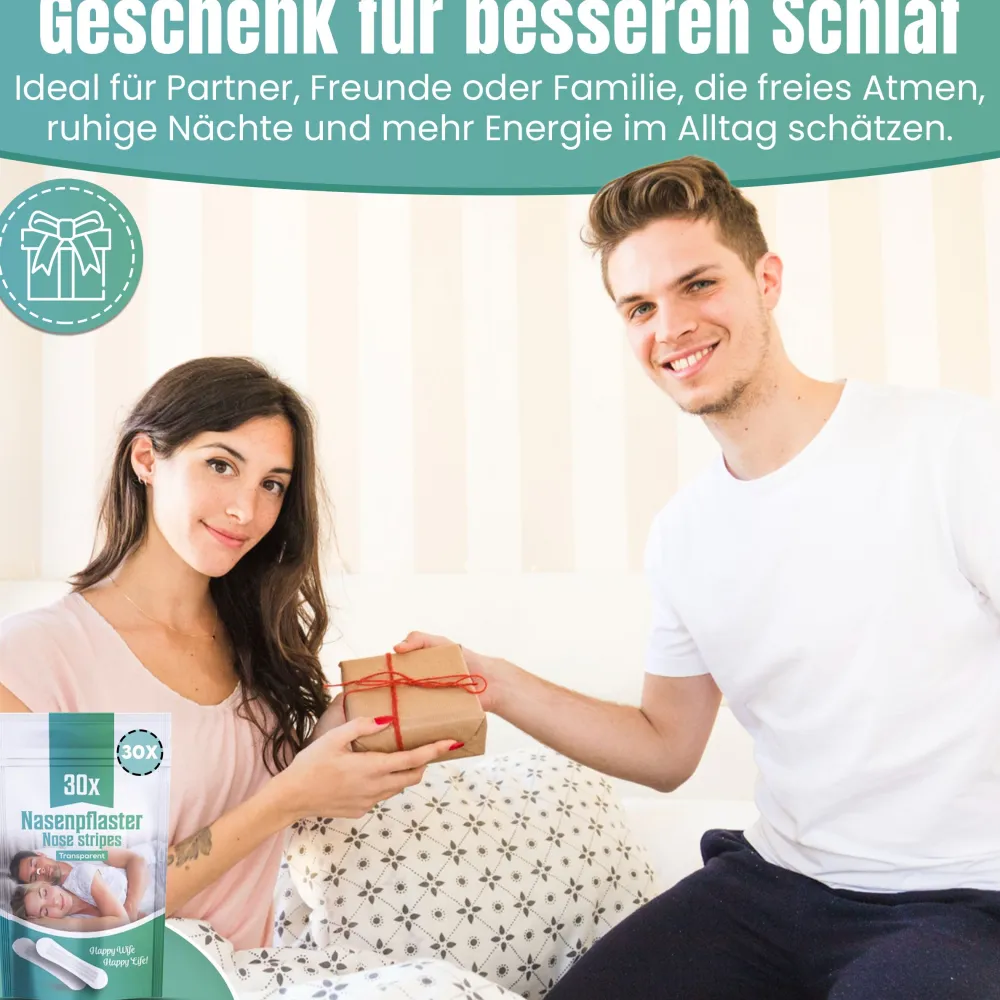Perfekt-Schlafen24 - 30 x Transparente Antischnarch Nasenpflaster| Best