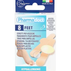 Pharmadoct Feet Blasenpflaster mit Hydrokolloidschicht|