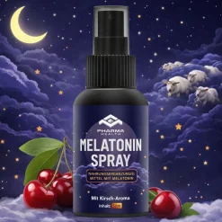Pharma Health | Melatonin Spray mit fruchtigem Kirsch Aroma| Best