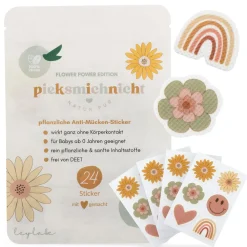 pieksmichnicht Pflanzliche Anti-Mücken-Sticker Flower Power Edition| Sale
