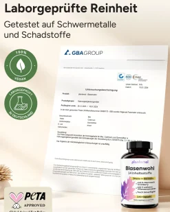 ® Cranberry Kapseln mit D-Mannose Goldrute & Bärentraubenblätter - Blasenwohl><noscript><img width=
