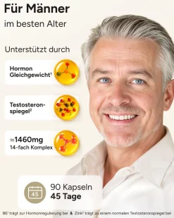 ® Prostata Komplex mit Kürbiskern Sägepalme Weidenröschen und 11 Weiteren - Prosta PLUS>plantomol Clearance