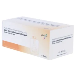 Pluslife SARS-CoV-2 / Influenza A / Influenza B Testkits (10 Tests)> Sale