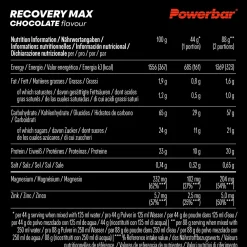 POWERBAR Recovery Max Chocolate Regenerations Whey Drink Pulver|