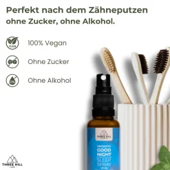Premium 1,9 mg Melatonin Einschlaf-Spray - hochdosiert für 214 Anwendungen Three Hill Labs><noscript><img width=