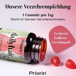 ® dailyhair PIGMENTIQ: Gummies, die die Haarfarbe strahlen lassen|Priorin Best