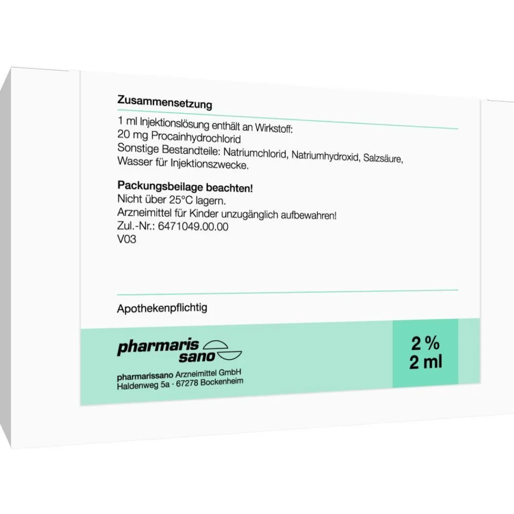 Procain pharmarissano 2 %> Hot