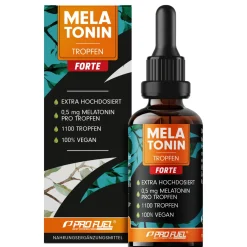 - Melatonin Tropfen FORTE (30 ml) - 1100 Tropfen mit je 0,5 mg Melatonin>ProFuel New