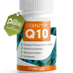 - Q10 Kapseln hochdosiert 120x mit 200mg Coenzym Q10 pro Kapsel|ProFuel Sale