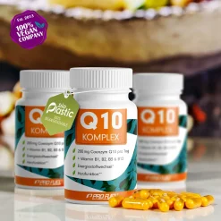- Q10 KOMPLEX Kapseln hochdosiert - Coenzym Q10  mit 200mg Coenzym Q10 + Vitamin B12|ProFuel Discount