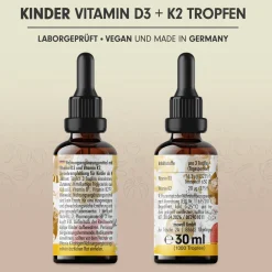 - Vitamin D3 + K2 KINDER Tropfen 1000x für 333 Tage|ProFuel