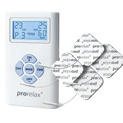 prorelax TENS EMS DuoElektrostimulationsgerät 2 Therapien mit einem Gerät|