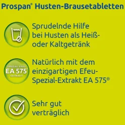 Husten-Brausetabletten natürlicher Hustenlöser als Heiß- oder Kaltgetränk|Prospan New