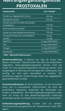 Prostoxalen - Sabal Palm Kapseln für die Prostata| Outlet